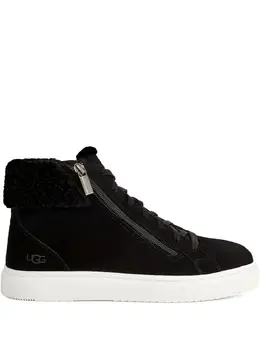 UGG: Чёрные ботинки 