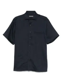 Corneliani: Синяя рубашка 