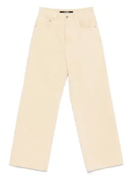Jacquemus: Жёлтые джинсы 