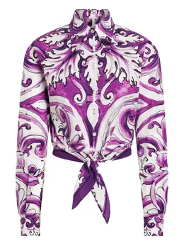 Dolce & Gabbana: Рубашка с принтом 