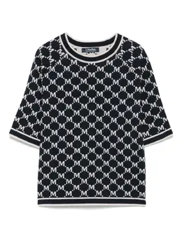 'S Max Mara: Жаккардовая футболка 