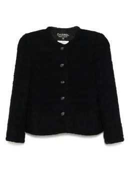 CHANEL Pre-Owned: Синяя куртка 
