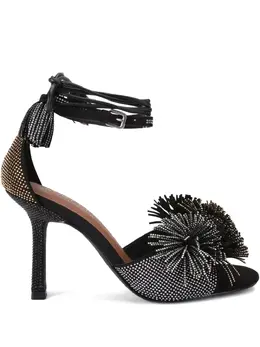 Kurt Geiger London: Чёрные сандалии 