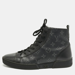 Louis Vuitton: Чёрные кроссовки 