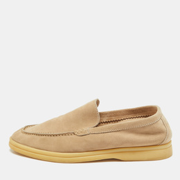 Loro Piana: Бежевые лоферы 