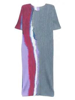 Pleats Please Issey Miyake: Платье миди 