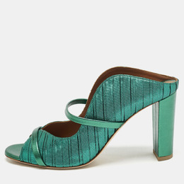 Malone Souliers: Зелёные сабо 