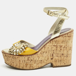 Marc by Marc Jacobs: Жёлтые сандалии 