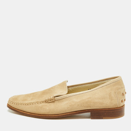 Tod's: Бежевые мокасины 
