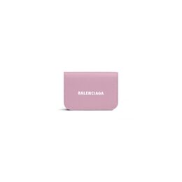 Balenciaga: Розовый кошелёк 
