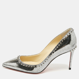 Christian Louboutin: Серебристые туфли 