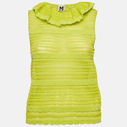 M Missoni: Зелёный топ 