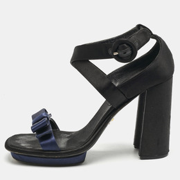 Prada: Чёрные сандалии 