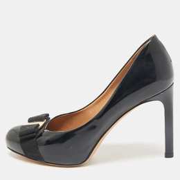 Salvatore Ferragamo: Чёрные туфли  Vara Bow