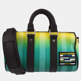 Louis Vuitton: Сумка  Keepall в полоску