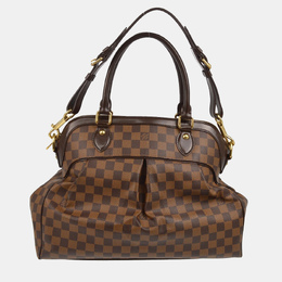 Louis Vuitton: Коричневая сумка 