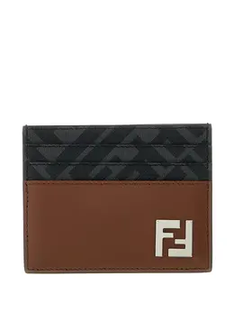 FENDI: Коричневый картхолдер  FF