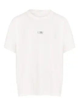 MM6 Maison Margiela: Белая футболка 