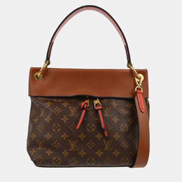 Louis Vuitton: Коричневая сумка 
