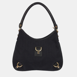 Gucci: Чёрная сумка  GG