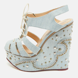 Charlotte Olympia: Голубые сандалии 