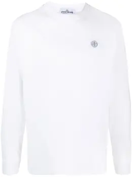 Stone Island: Хлопковая футболка  Compass