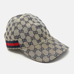 Gucci: Голубая кепка  GG