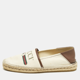 Gucci: Белые мокасины 