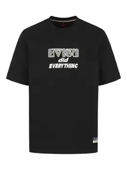 EVISU: Футболка с принтом 