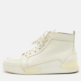 Christian Louboutin: Белые кроссовки 