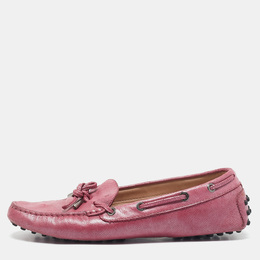 Tod's: Розовые лоферы 