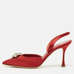 Manolo Blahnik: Бордовые туфли 