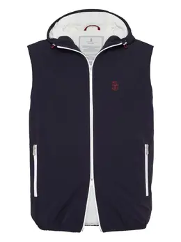 Brunello Cucinelli: Синий жилет 