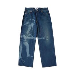 Junya Watanabe Man: Голубые джинсы 