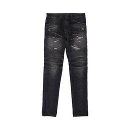 Balmain: Чёрные джинсы  Biker