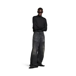 Balenciaga: Чёрные брюки 