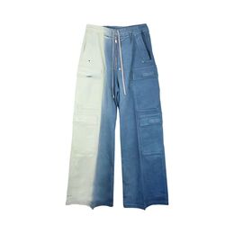 Rick Owens Drkshdw: Белые брюки  Cargo