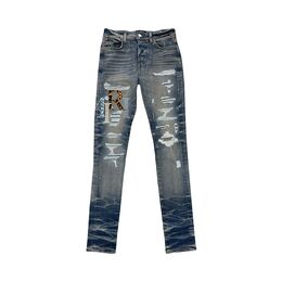 Amiri: Кожаные джинсы 