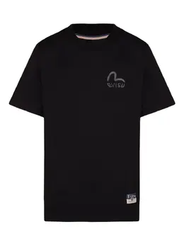 EVISU: Чёрная футболка 