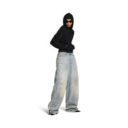 Balenciaga: Брюки с подтяжками 