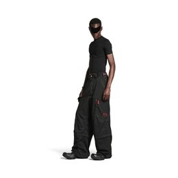 Balenciaga: Чёрные брюки 