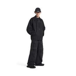 Balenciaga: Чёрные брюки 