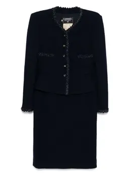 CHANEL Pre-Owned: Синий костюм 