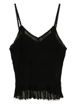 CHANEL Pre-Owned: Чёрный топ 