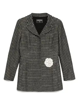 CHANEL Pre-Owned: Чёрная куртка 
