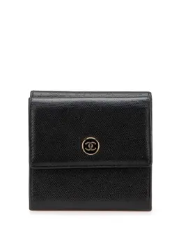 CHANEL Pre-Owned: Чёрный кошелёк 