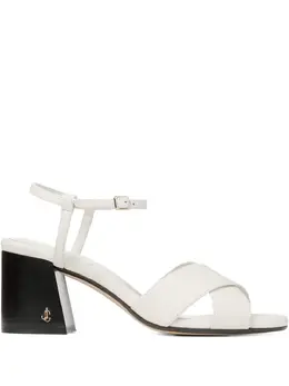 Jimmy Choo: Белые сандалии 