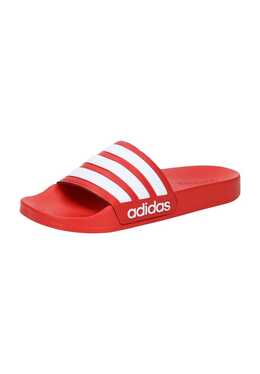Adidas: Красные туфли  Adilette