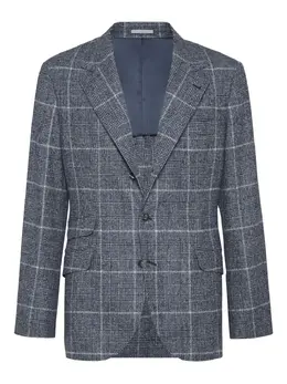 Brunello Cucinelli: Голубые пиджаки 