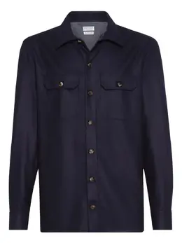 Brunello Cucinelli: Рубашка из шерсти 